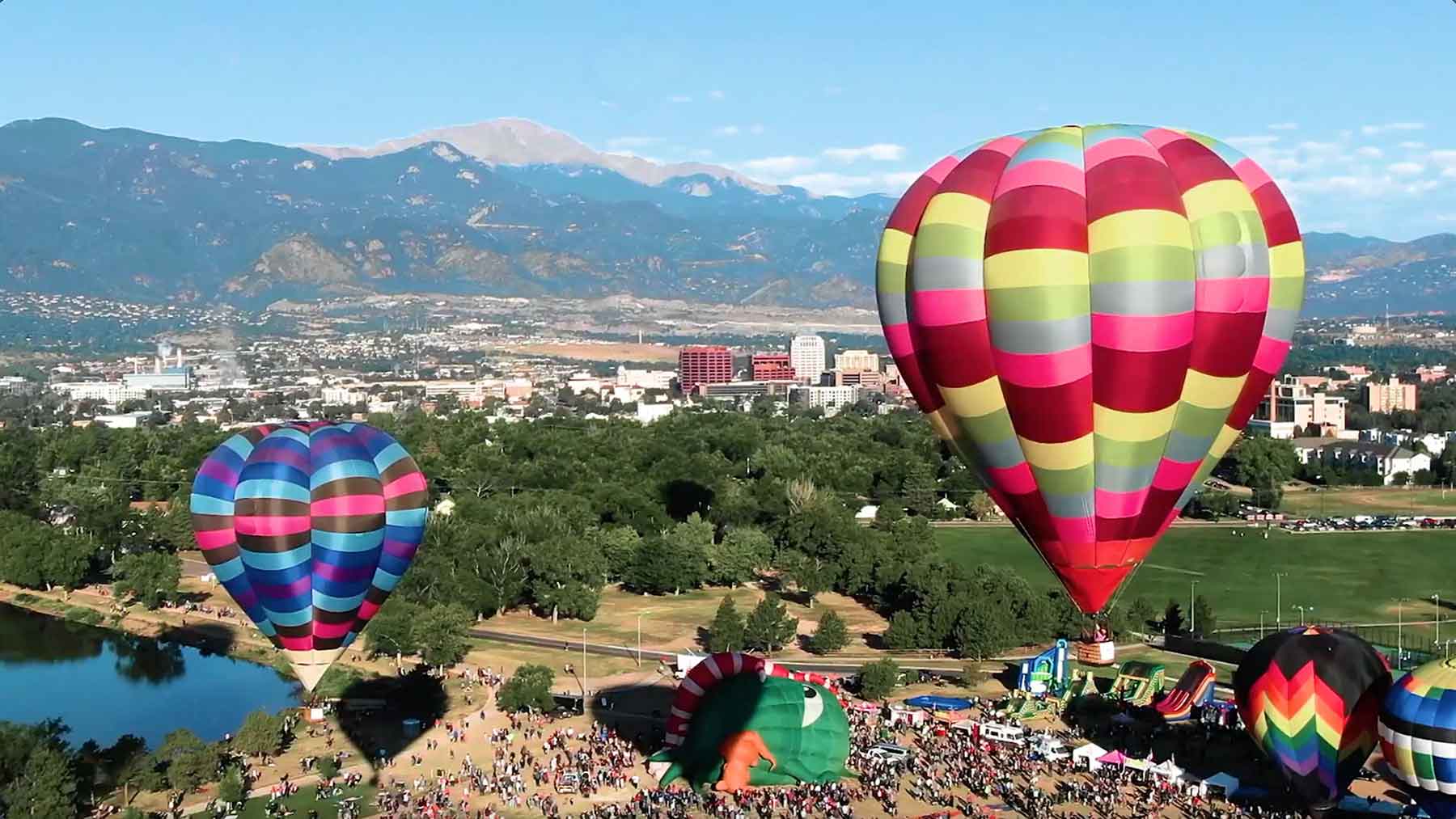 Balloon festival in Colorado Springs